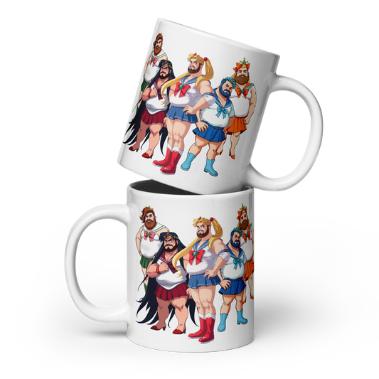 Tazza bianca lucida - sailor bear